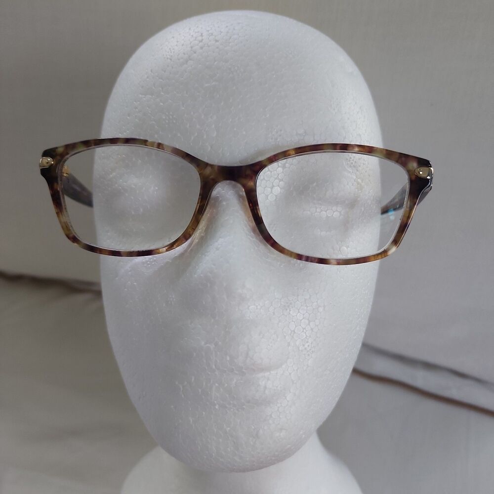 Coach HC6065 5287 Confetti Light Brown Eyeglasses Frame Womens 51-17 EUC